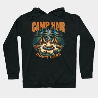 Camp Hair Don't Care Camping Women Hoodie